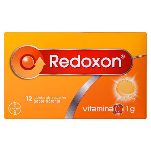 Redoxon Efervecente Naranja 1 G Caja X 12 Tabletas