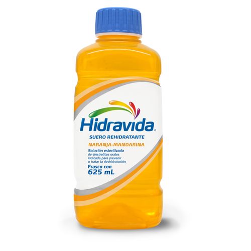 Suero ReHidratante Hidravida Oral Naranja Mandarina- 625Ml