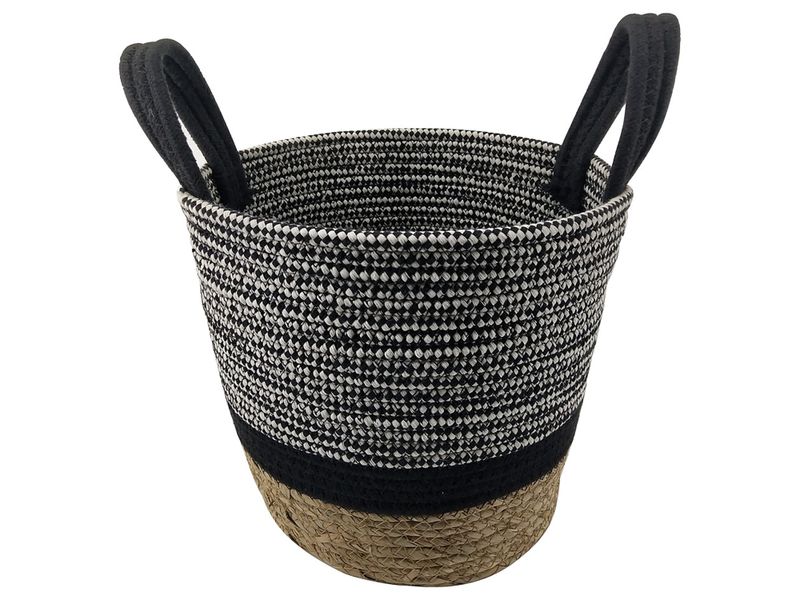 Maceta-Mainstays-Tipo-Canast-Negra-Beig-25X25Cm-1-48434