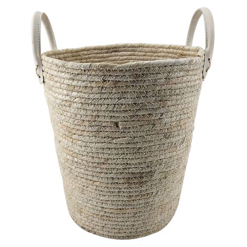 Soporte para maceta Maintays green, tipo canasta, beige . Modelo:KBF14-020305M