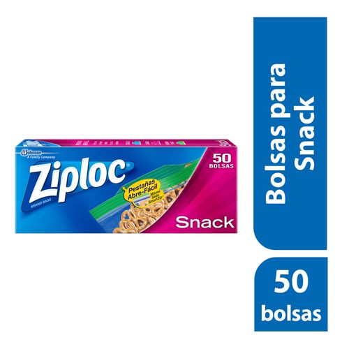 Bolsa Reutilizable  Ziploc Para Snack - 40 Unidades