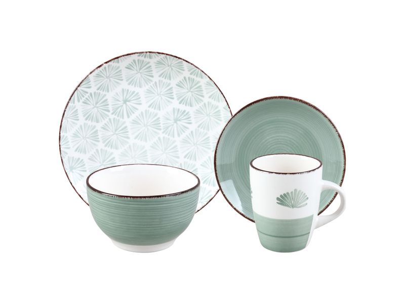Vajilla-Mainstays-Ceramica-Color-Verde-16-Piezas-1-49510