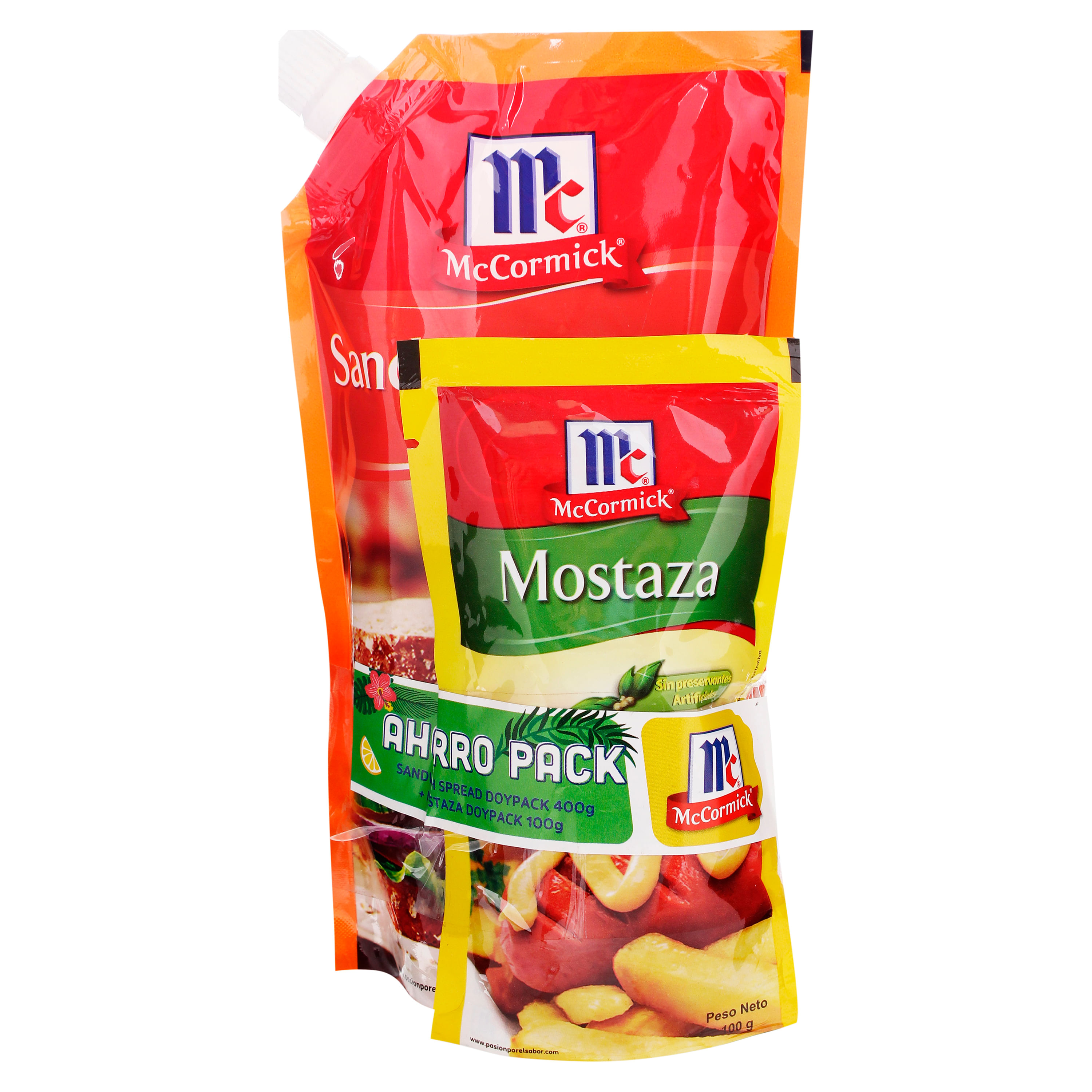 Spread Mccormick 400Gr Y Mostaza 100Gr