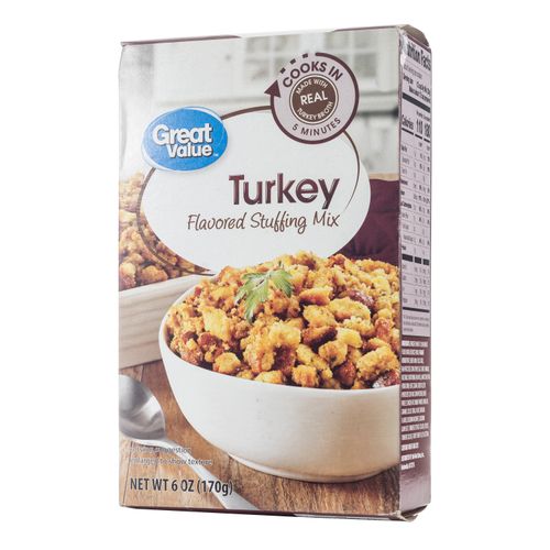 Mezcla Great Value Relleno Pavo 170 Gr