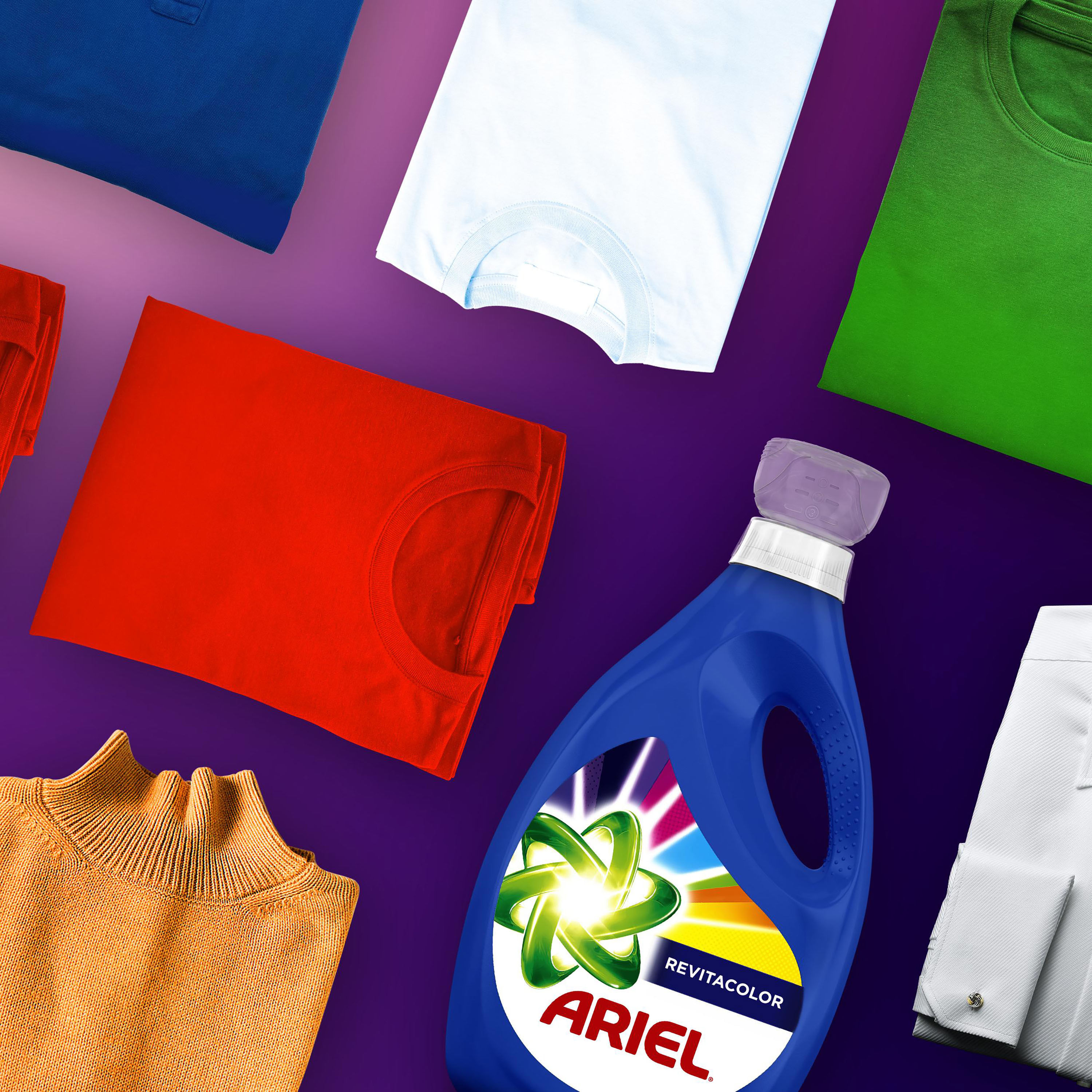 Compra en línea Detergente Líquido Ariel Revitacolor 5L