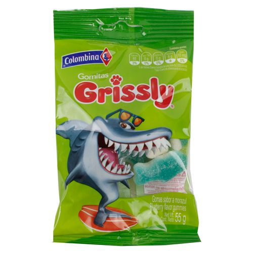 Gomitas Colombina Grissly Snack Tiburón