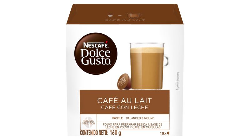 Cafe Dolce Gusto Cafe con leche Caja 16 capsulas (59715)