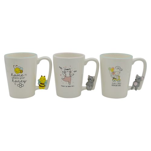 Taza De Ceramica Mainstays Con Figura De Animal 18.5 Oz Modelo Fc22Wm118
