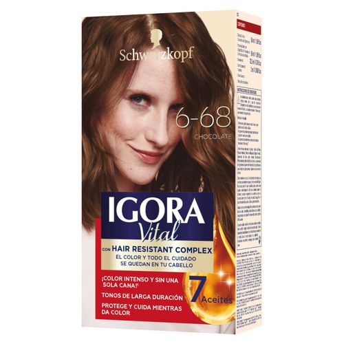 Tinte Igora Vital 6 68 Chocolate Kit