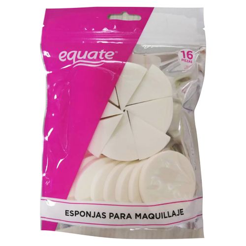 Esponja Para Maquillaje Marca Equate - 12 Piezas