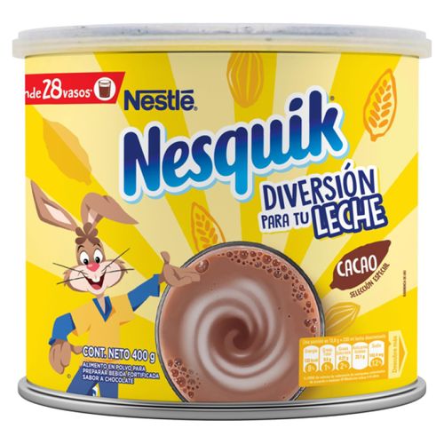 NESQUIK® Chocolate Bebida en Polvo Lata 400g