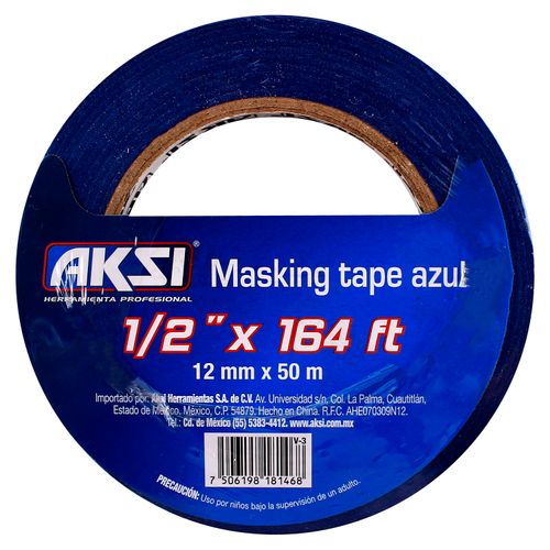 Masking Tape Azul De 12Mm