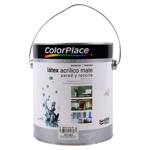 Pintura Látex Colorplace Acrílico Mate Pastel. 7 Años De Garantía - 1 Galón