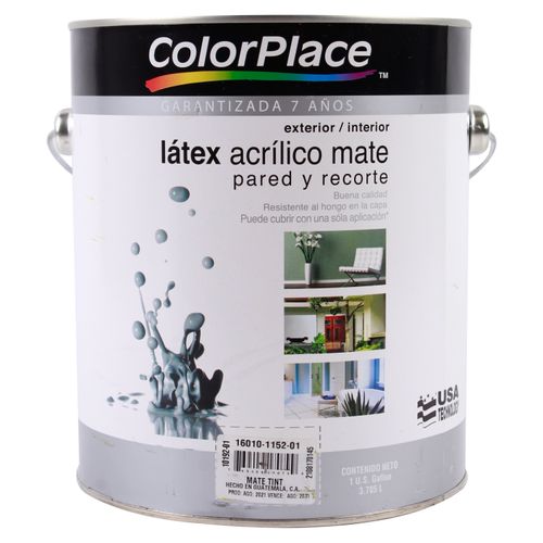 Pintura Látex Colorplace Acrílico Mate Tinte. 7 Años De Garantía - 1 Galón