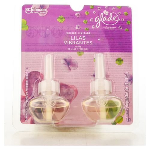 2 Pack Glade Piso Lilas Vibrantes - 42ml