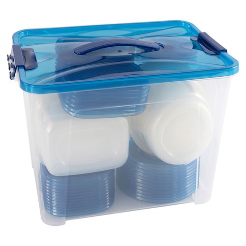 Set Recipientesmainstays  Con Tapa 92 Piezas Modelo 48770