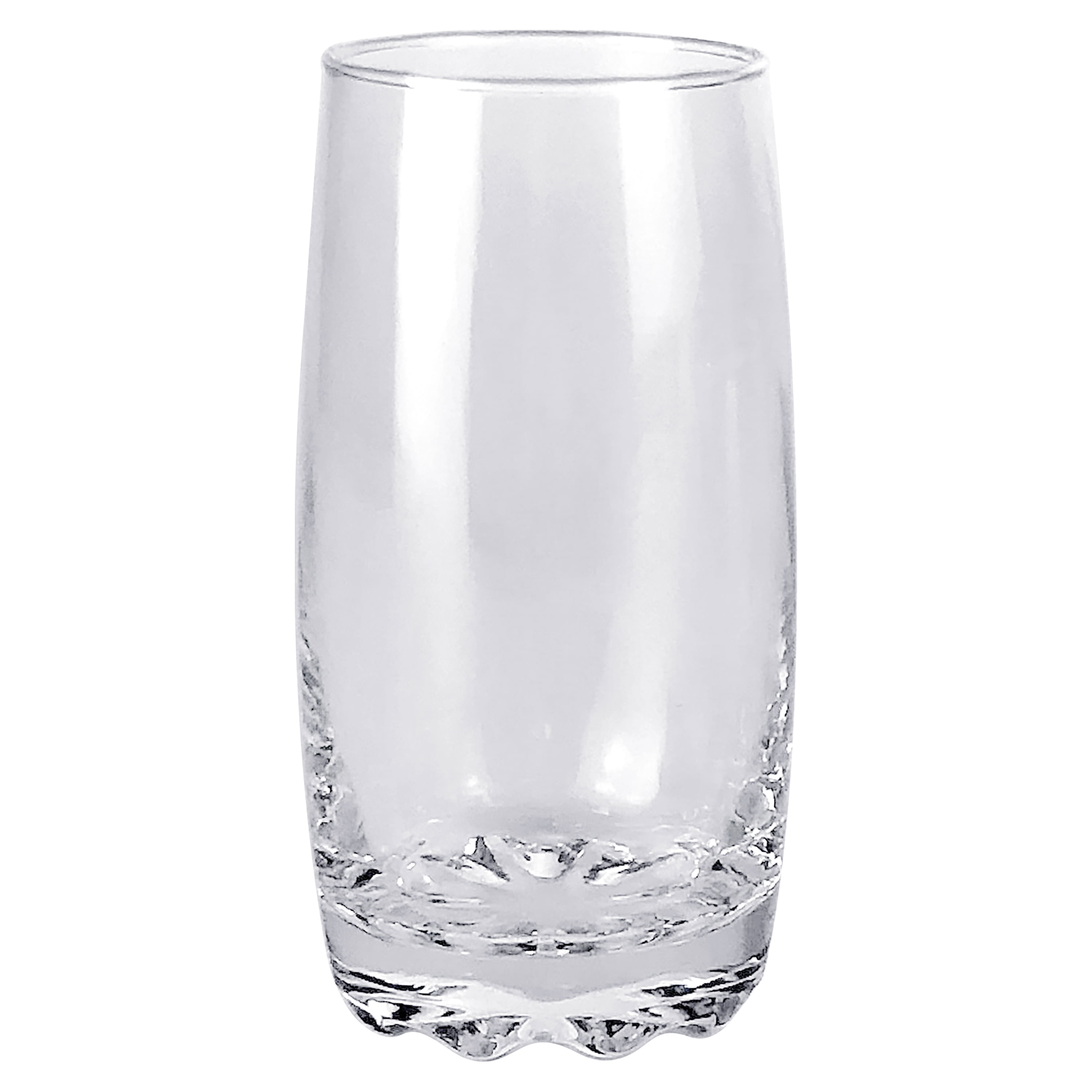 Vasos para beber – Vasos de vidrio modernos de 16 onzas – Juego de 6 vasos  elegantes de