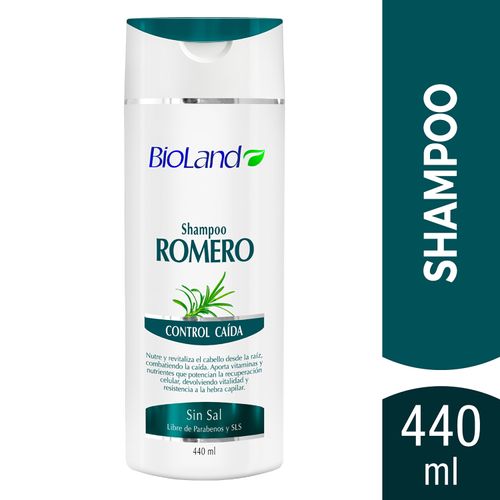 Shampoo  Bioland Contral Caída Romero - 440ml