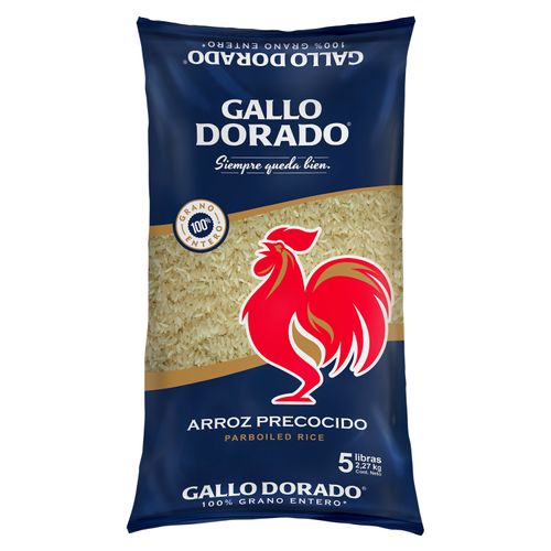 Arroz Gallo Dorado Precocido - 2270 g
