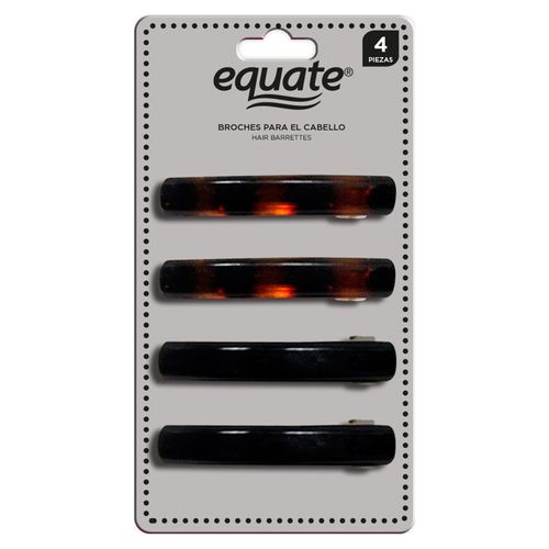 Broches Para Cabello Marca Equate - 4 Piezas