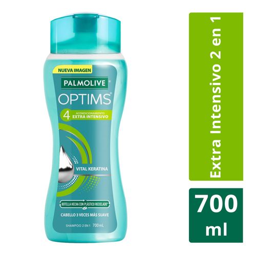 Shampoo Palmolive Optims Nivel 4 Extra Intensivo 2 en 1 700 ml