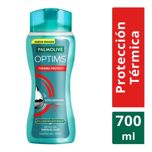 Shampoo Palmolive Optims Therma Protect 2 en 1 700 ml