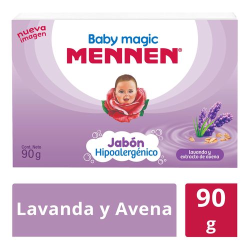 Jabón para Bebé Mennen Baby Magic Lavanda y Extracto Avena 90 g