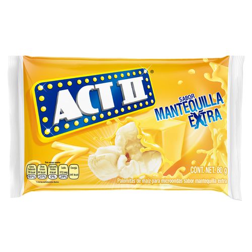Popcorn Act Ii  Extra Mantequilla 80Gr