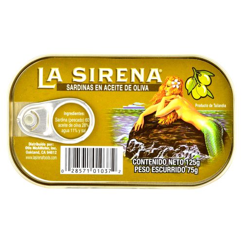 La Sirena Sardina Aceite Oliva 125Gr