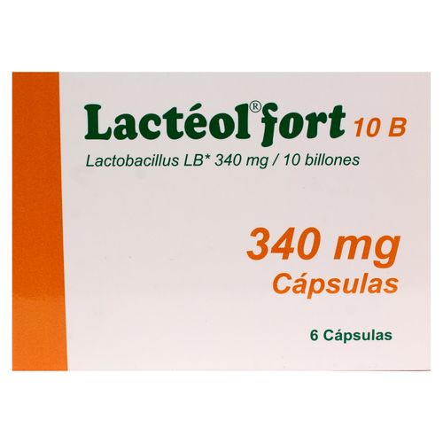 Lacteol Forte 340Mg Caja X 6 Cápsulas