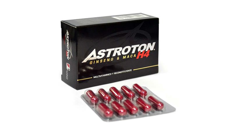 Astroton H4 Ginseng & Maca x 60 caps 