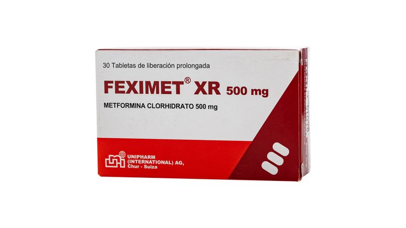 cloridrato de metformina 500 mg xr