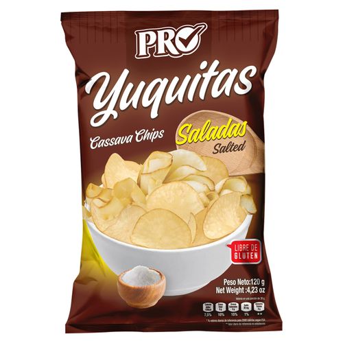 Yucas Pro Saladas En Hojuelas - 120Gr