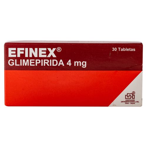 Efinex 4 Mg 30 Tabletas