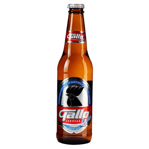 Cerveza Gallo Light Botella Unidad 340Ml