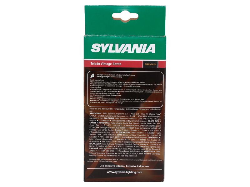 Comprar Bombillo Led Sylvania Vintage Bottle Dimmer 3.5W Walmart