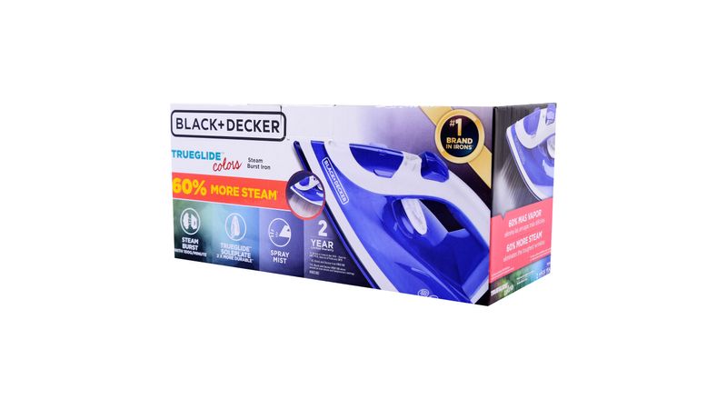 Comprar Plancha de Vapor Black&Decker TrueGlide Colors con Golpe