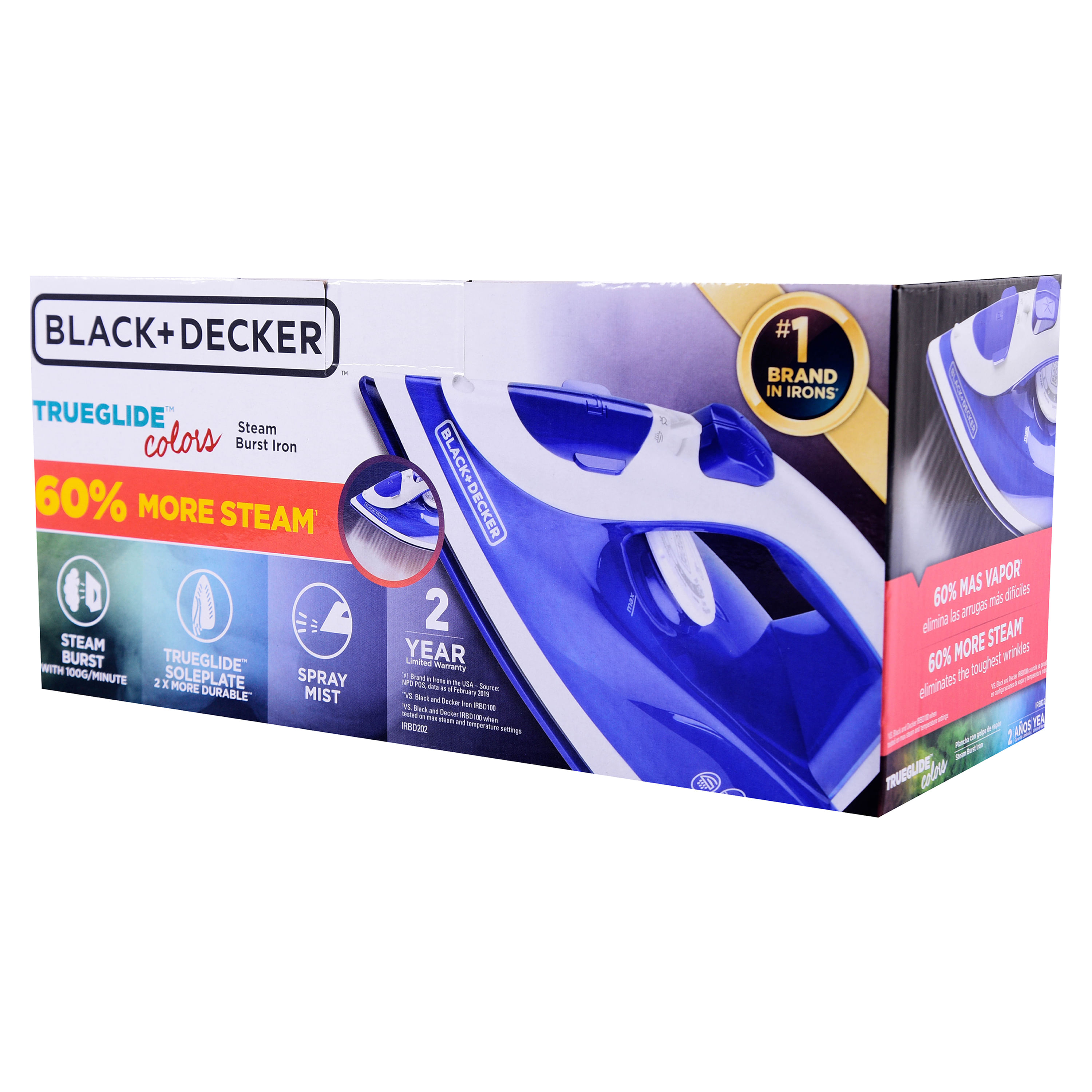 Comprar Plancha De Vapor Black & Decker® TrueGlide Colors Con