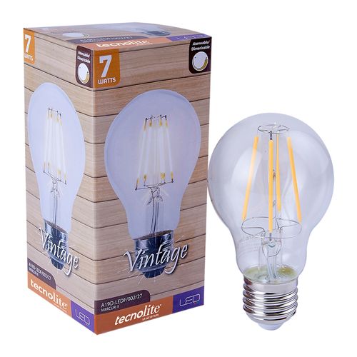 Tecnolite, BOMBILLO LED FILAMENTO DIM 7W E27 2700K