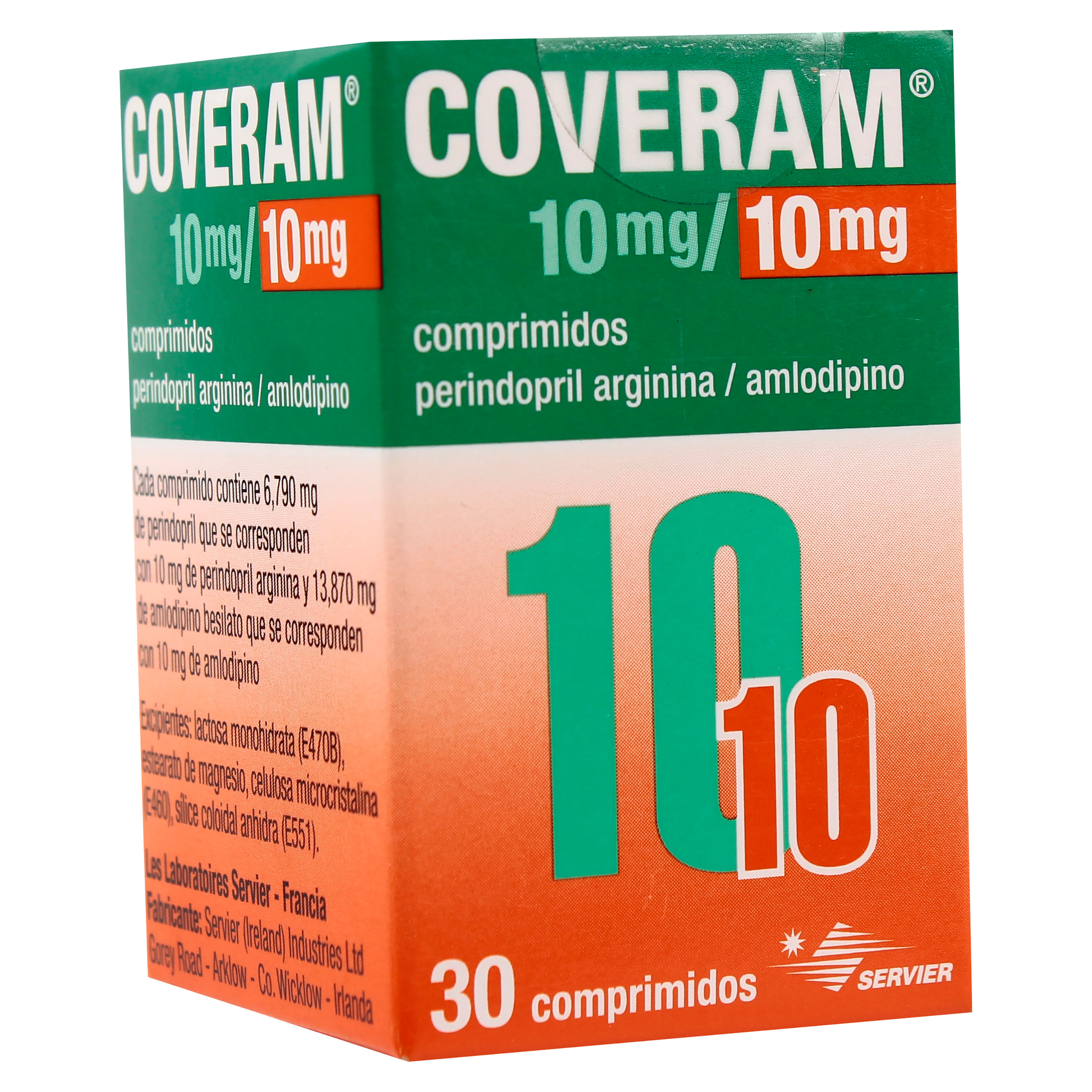 Comprar Coveram Servier 10 10mg 30 Tabletas Walmart Guatemala 