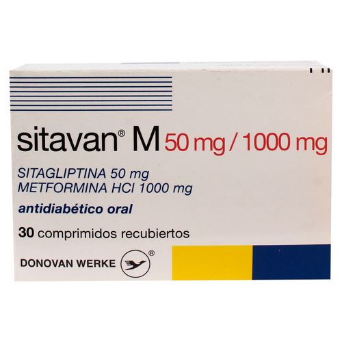Sitavan M 1000/50Mg 30 Tabletas
