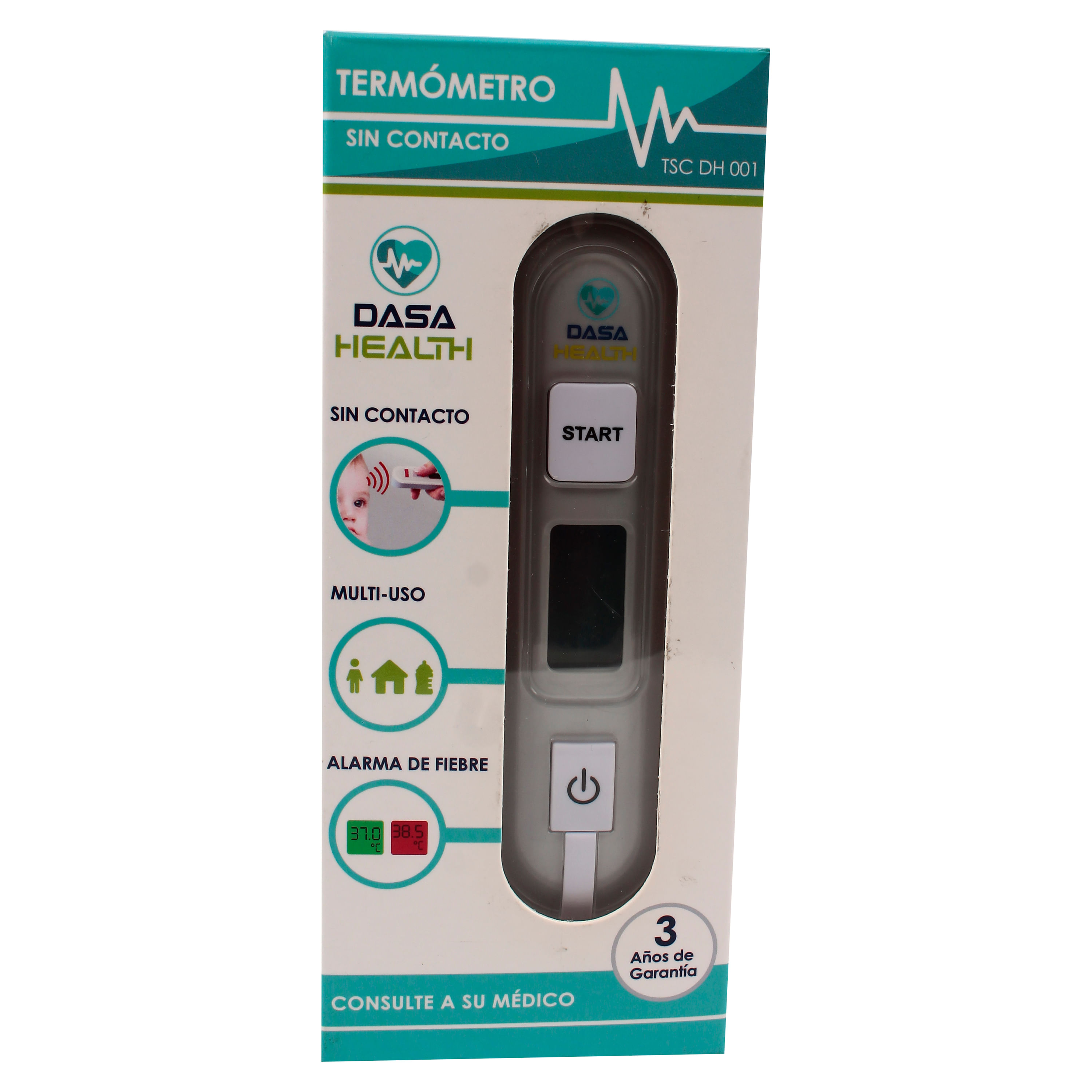 Termómetro médico Termómetro digital sin contacto para adultos y bebés con  termómetro frontal LCD JAMW Sencillez