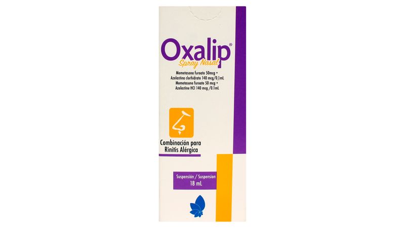 Comprar Oxalip Spray Nasal 50Mcg/140Mcg X 18Ml Una Caja