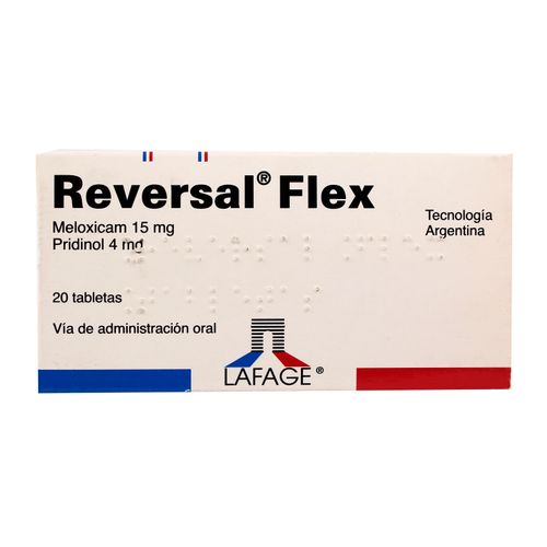 Reversal Flex 15 Mg/4 Mg 20 Tabletas