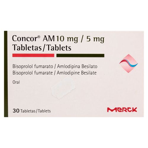 Concor Am 10 Mg/5 Mg 30 Tabletas