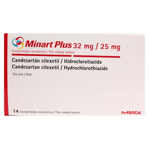 Minart Plus 32/25Mg 14 Tabletas