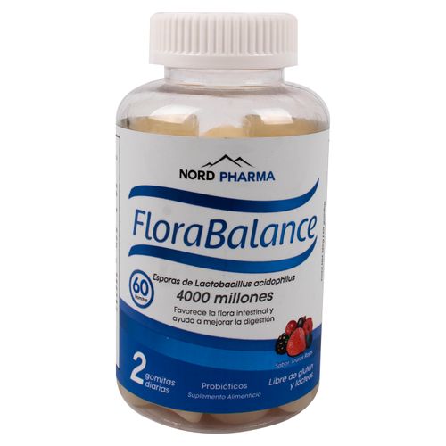 Flora Balance Adultos 360G X 60 Gomitas Una Caja