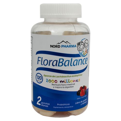 Flora Balance Ninos 360g X 120 Gomitas