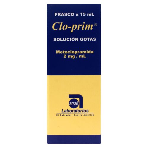 Clo-Prim Gotas Pediatricas 2 Mg X 15 Ml