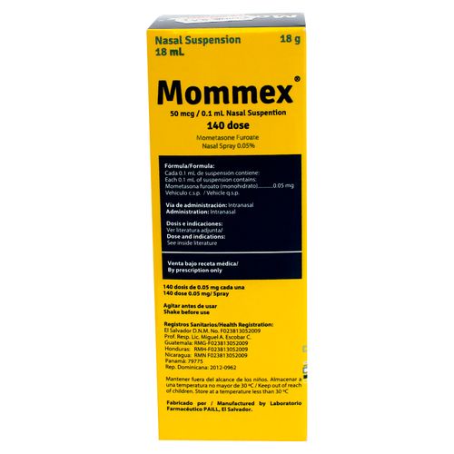 Mommex Spray Nasal 18G 140 Dosis